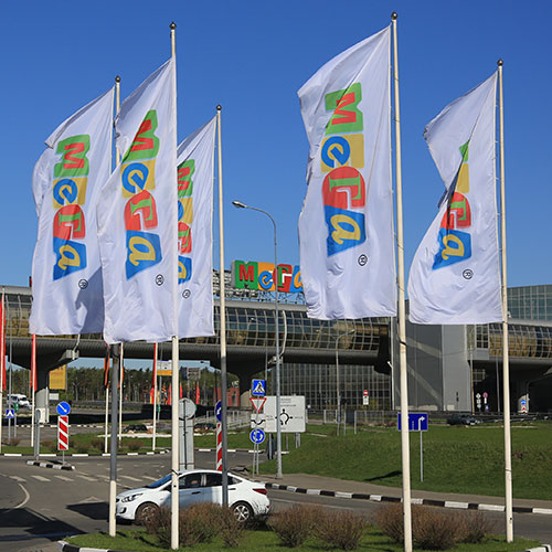 Флаги с логотипом
