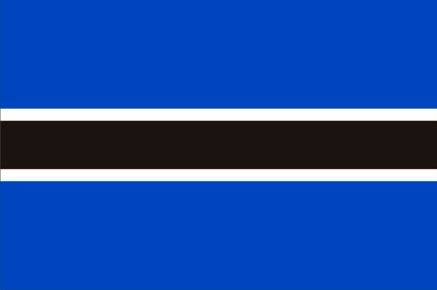 Флаг Ботсваны Фото