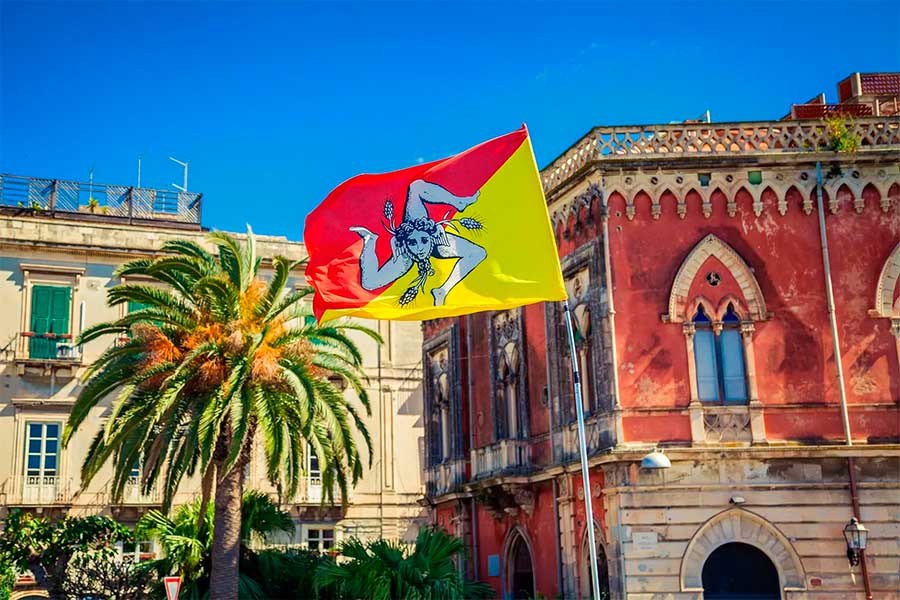 Флаг Сицилии Фото И Описание