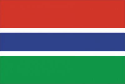Флаг страны Гамбия