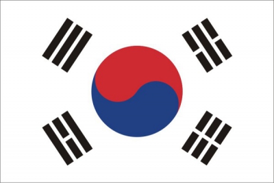 Флаг страны Республика Корея (Южная корея)