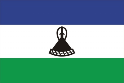 Флаг страны Лесото
