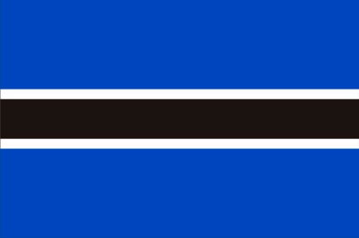 Флаг страны Ботсвана