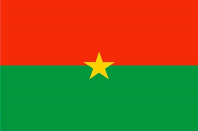 Флаг страны Буркина Фасо  
