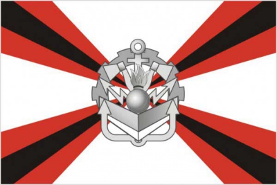 Флаг Инженерных войск РФ
