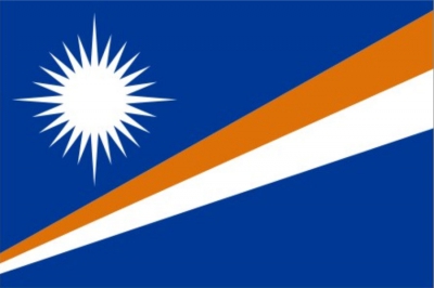 Флаг страны Маршалловы острова