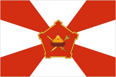 Флаг Московского военного округа РФ