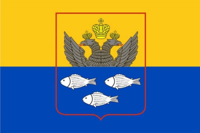 Флаг города Осташков Тверской области