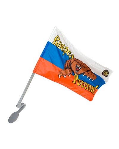 Флаг Вперед Россия на автомобиль