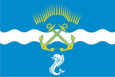 Флаг города Заозерск Мурманской области