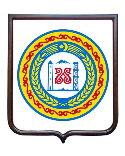 Герб субъекта РФ Чеченская Республика (гербовое панно)