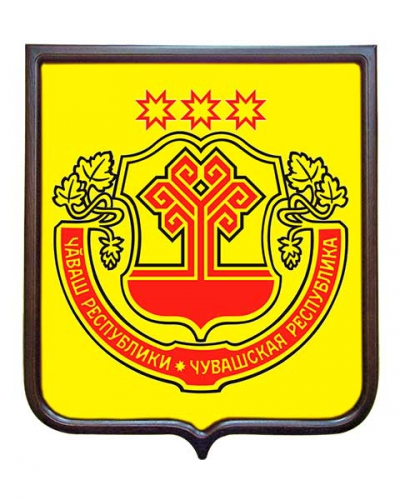 Герб Чувашской Республики (гербовое панно)