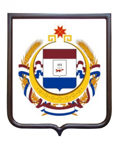 Герб республики Мордовия (гербовое панно)