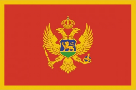 Флаг страны Черногория Флаг страны Черногория