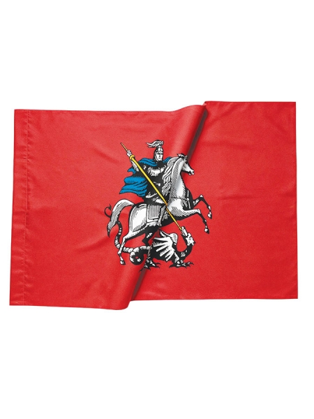 Флаг Москвы кабинетный Премиум (сатен двухслойный) Флаг Москвы кабинетный Премиум (сатен двухслойный)