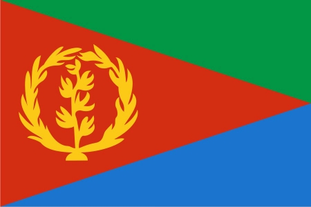 Флаг страны Эритрея