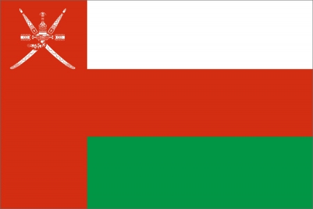 Флаг страны Оман Флаг Омана