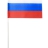 Флаг РФ с древком трубочка 40см