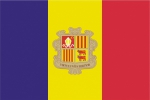 Флаг страны Андорра