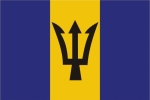Флаг страны Барбадос