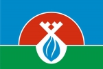 Флаг района Надымский ЯНАО