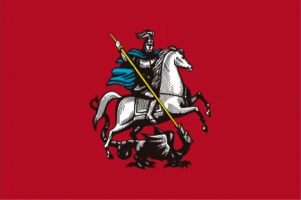 Флаг города Москва