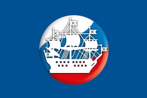 Флаг с логотипом