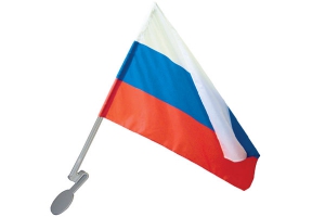 Флаг России на авто