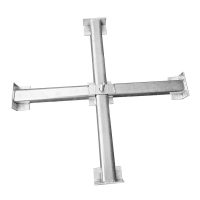 Основание Крест для мобильный флагштоков