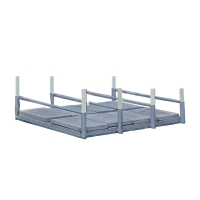 Основание Рама прямоугольник для 8-ми флагштоков с бетонными плитками