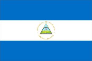 Флаг страны Никарагуа