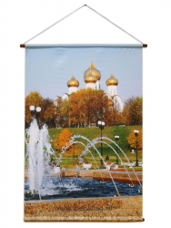 Плакат на ткани интерьерный