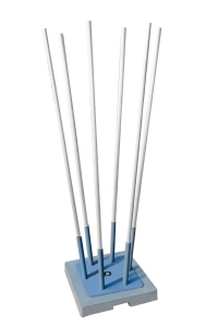 Переносной костер с пластиковыми древками