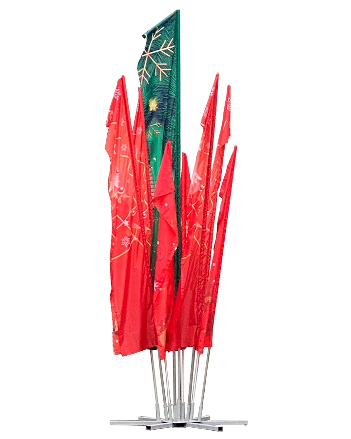 Переносная флаговая конструкция