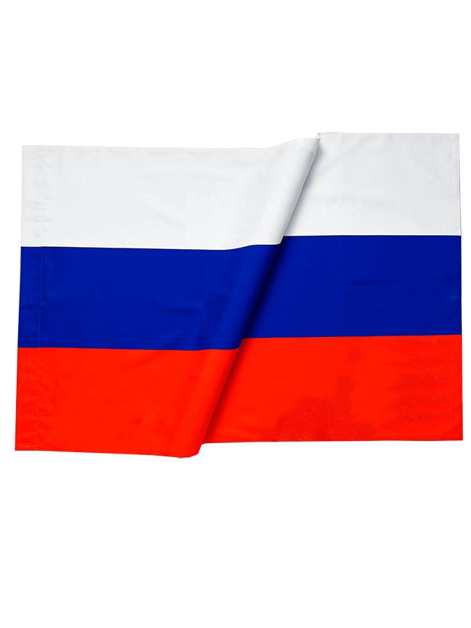 Флаг России двухслойный сатен 100х150см Флаг России двухслойный сатен 100х150см