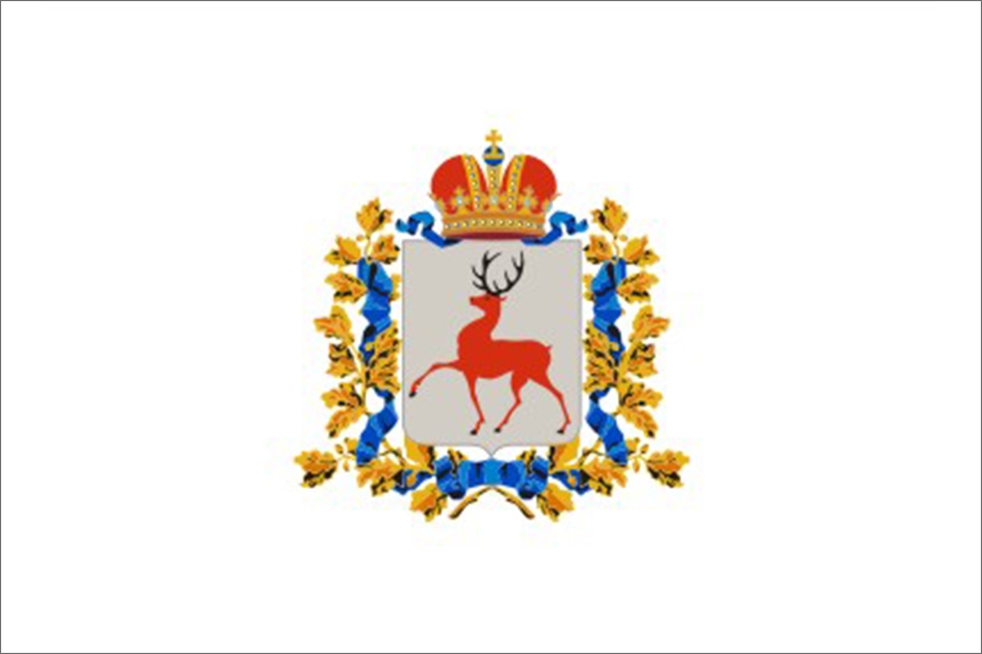 Флаг субъекта РФ Нижегородская область Флаг Нижегородской области