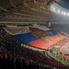 Транспарант на стадионе