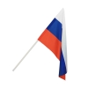 Флаг России на древке