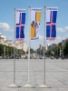 Уличные флагштоки из алюминия и стекловолокна