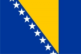 Флаг страны Босния и Герцеговина