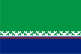 Флаг района Ханты-Мансийский ХМАО