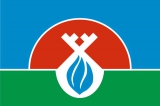 Флаг района Надымский ЯНАО