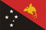 Флаг страны Папуа-Новая Гвинея